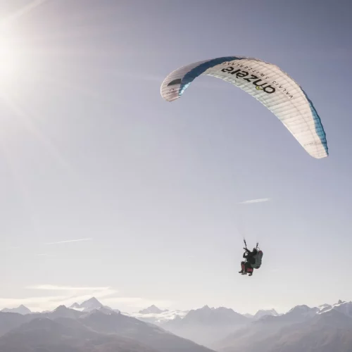 Parapente Anzère et panorama Valais